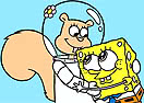 Pinte Bob Esponja e Sandy