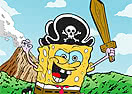 Pinte Bob Esponja o Pirata