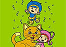 Pinte Geo, Milli e Gatinho