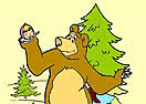 Pinte Masha e o Urso Passeando