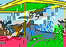 Pinte Mordecai e Rigby de Carro