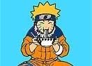 Pinte Naruto Comendo Ramen