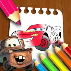 Jogo Colorir o Rêlampago Mcqueen no Jogos 360