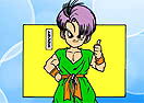 Pinte Trunks de Dragon Ball