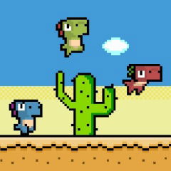 Pixel Dino Run em Jogos na Internet