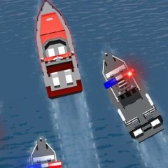 Police Boat Chase