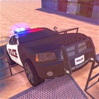Pixels de carros de polícia de 8 bits para ativos de jogos e
