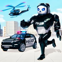 Police Panda Robot