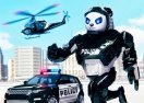 Police Panda Robot