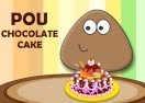 Pou Chocolate Cake