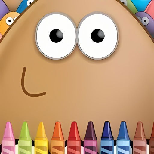 Pintando POU JOGO - Painting POU GAME 