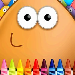 Pou Coloring
