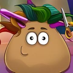 Jogo Pou Real Haircuts no Jogos 360