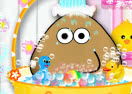 Pou Takes a Shower