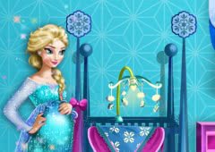 Pregnant Elsa Baby Room Deco