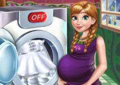 Pregnant Princess Laundry Day