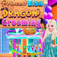 Princess Elsa Dragon Grooming