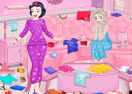 Princess PJ Party Clean Up