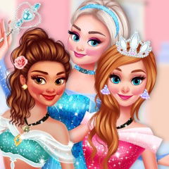 Princesses Now And Then - Jogos na Internet