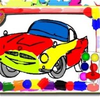 Racing Cars Coloring Book