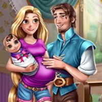 Rapunzel & Flynn - Happy Family