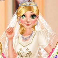 Rapunzel Wedding Hair Design