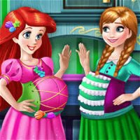 Jogos de Vista Três Princesas Grávidas no Meninas Jogos