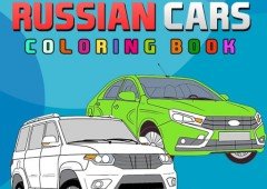 Russian Cars Coloring Book