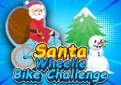 Santa Wheelie Bike Challenge