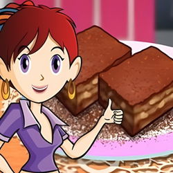 Sara Cozinha Brownie de Caramelo