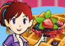 Sara Cozinha Waffles com Rabanadas