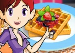 Sara Cozinha Waffles com Rabanadas