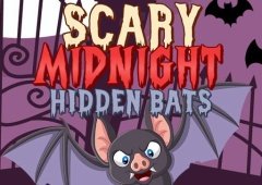 Scary Midnight: Hidden Bats
