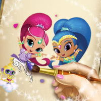 Shimmer and Shine: Coloring Book