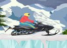 Snowmobile Extreme Jump