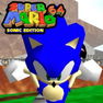 Sonic in Super Mario 64