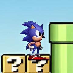 Jogo Sonic Lost In Mario World no Jogos 360