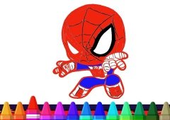 Spiderman Coloring Game