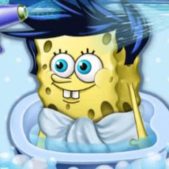 Spongebob Baby Bathing
