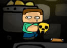 Steve and the Golden Creeper Skull