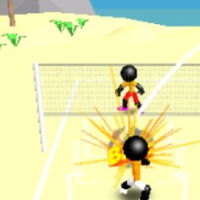 Stickman Beach Volleyball