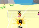 Stickman Beach Volleyball