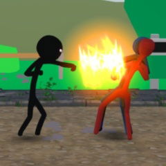 Stickman Ultimate Street Fighter 3D em Jogos na Internet