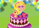 Super Barbie Birthday Cake