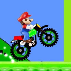 Super Mario Halloween Wheelie - Click Jogos