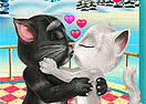Tom And Angela Valentine Kiss