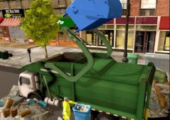 Town Clean Garbage Truck