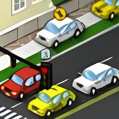 Car Traffic 2D - Click Jogos