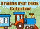 Trains for Kids Coloring