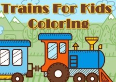 Trains for Kids Coloring